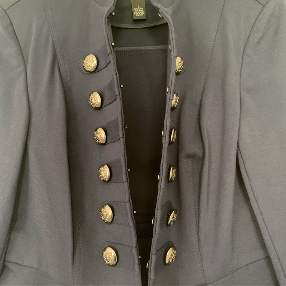 INC International Concepts - Navy Military Jacket - Size L - Picture 8 of 16